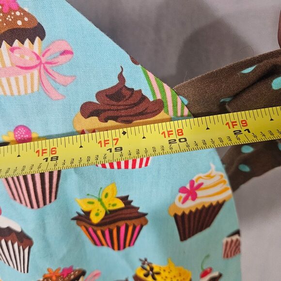 New Handmade by Hypmodic Vintage Cupcake Apron Coquette Twee Trad Cooking Love - Picture 3 of 6